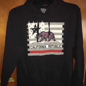California Republic Hoodie Med FAST SHIPPING OBO